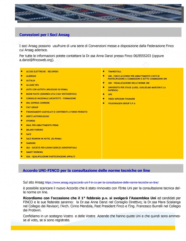 Notiziario Ansag numero 0 - 0002