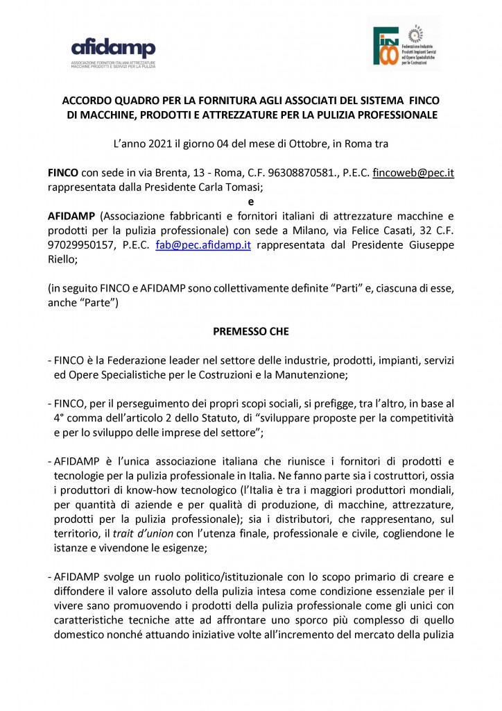 Accordo Quadro Afidamp_ FINCO - 0001