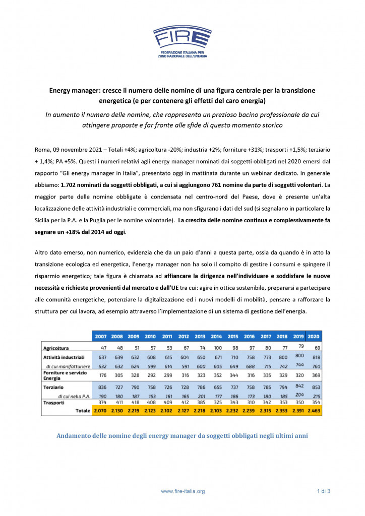 2021-11 comunicato stampa presentazione rapporto energy manager - 0001