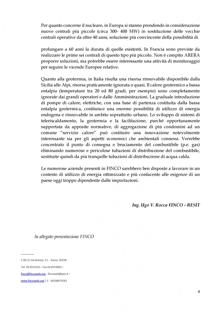 Consultazione ARERA 22.11.21 - Intervento FINCO- ing. U. Rocca - 0004